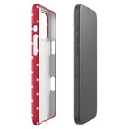 Cranberry Cream Polka | iPhone Snap Case