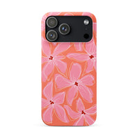Papaya Bloom | iPhone Snap Case