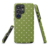 Olive Polka | Samsung Tough Case