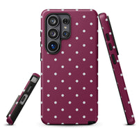 Mulberry Polka | Samsung Tough Case